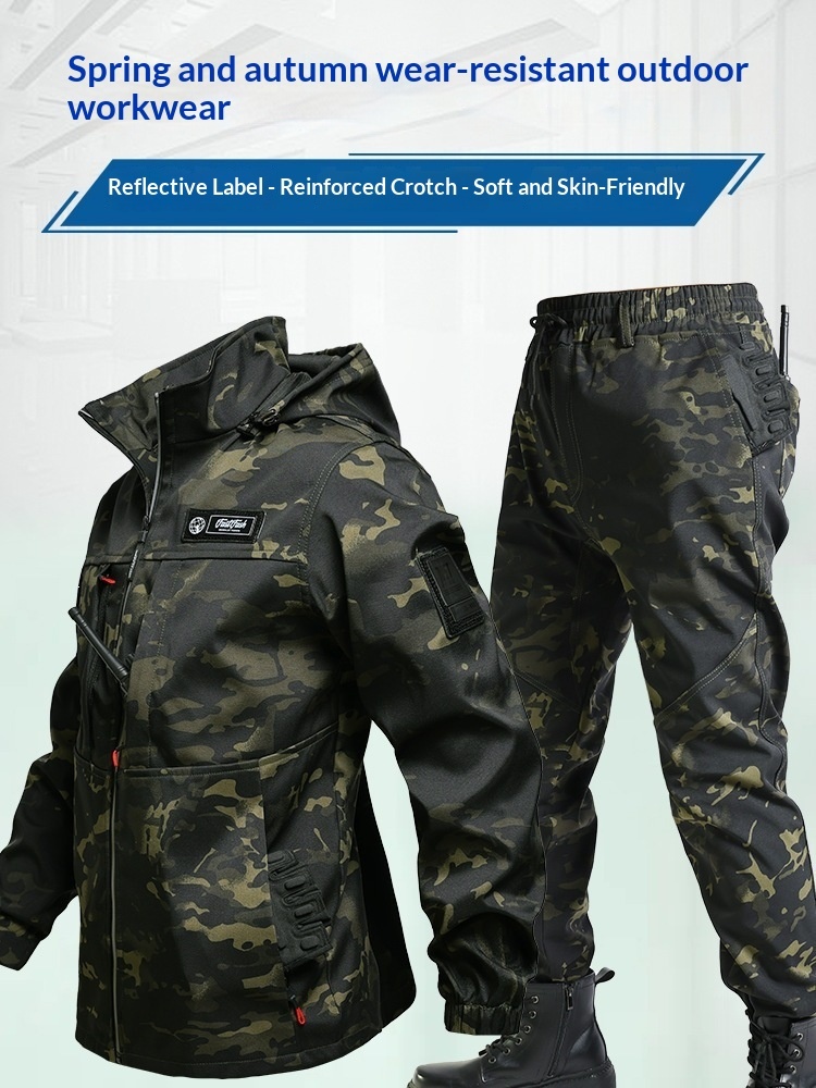 Mens Waterproof Outdoor Sports Set With Hardshell Jacket - Image 2