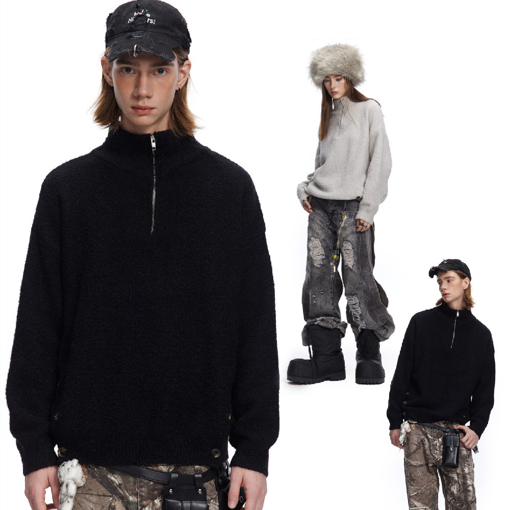 Leisure Commute Zipper Sweater Sweater For Men - Image 3