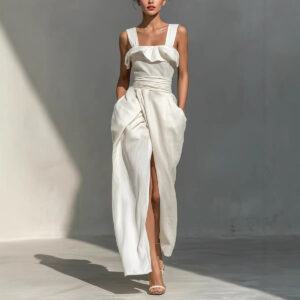 Modern women's dress in European and American style