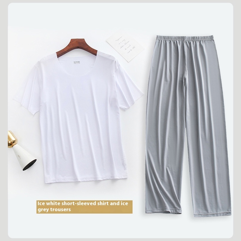 Summer Thin Homewear Suit Pajamas - Image 5