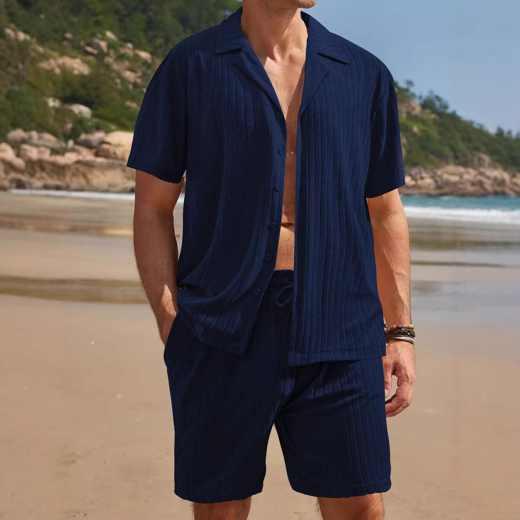 Top And Shorts Set Casual Loungewear - Image 3
