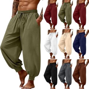 2026 Cross-Border Summer Men's Outdoor Solid Color Sports Pants Simple Jogger Pants Wear-Resistant Quick-Dry Casual Pants Wholesale