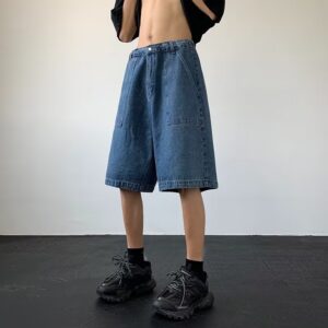 Mens Five Point Denim Shorts