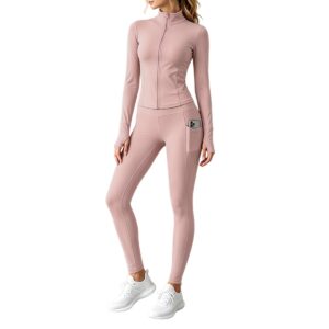 Women’s Zip-Up Yoga Two-Piece Set