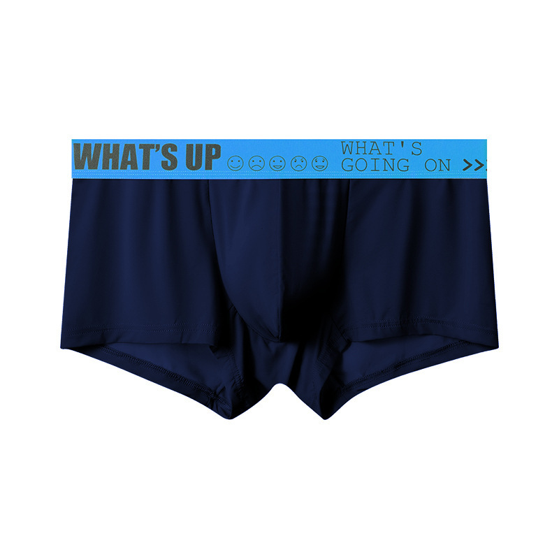 Men's Thin Ice Silk Mid-rise Boxers Briefs - Image 4