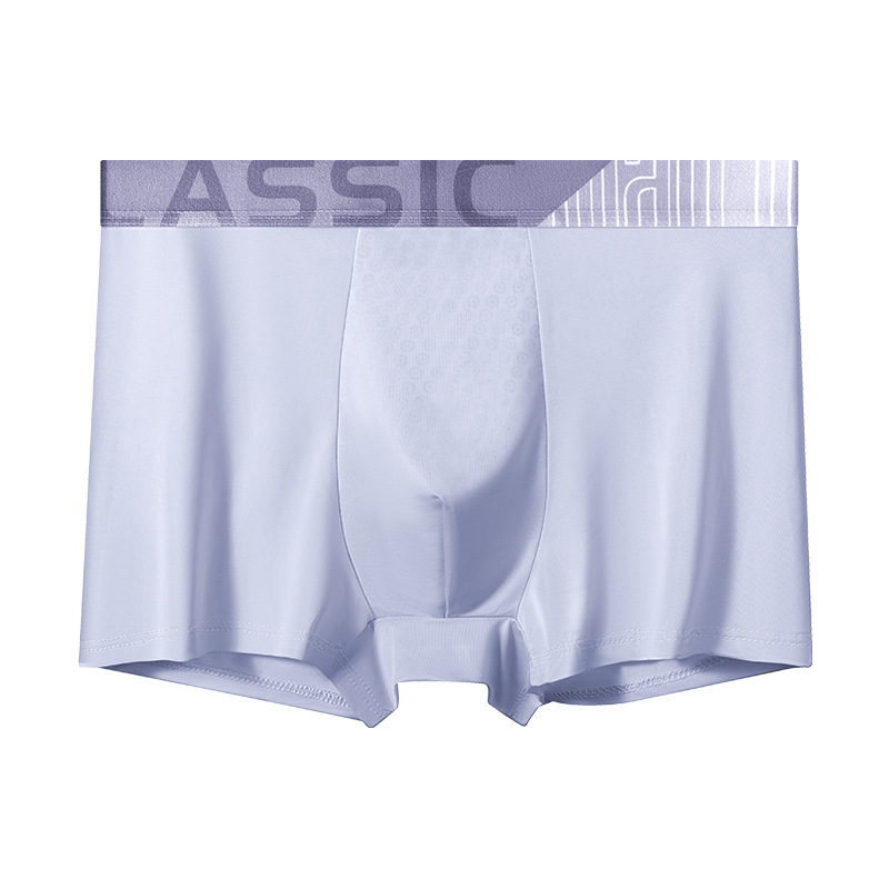 Men's Ice Silk Boxer Briefs Breathable, Moisture-Managing, Ultra-Soft Comfort Underwear For Summer - Image 6