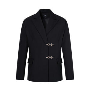 Casual Blazer With A Snap-button Closure