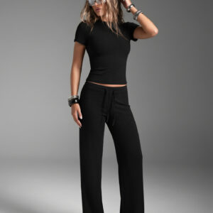Cross-Border Outdoor Sports Short-Sleeved Straight-Leg Pants, Casual Yoga Wear, Fitness Wear, Yoga Outfit Set