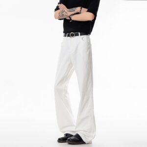 Mens Casual Versatile Straight-leg Jeans