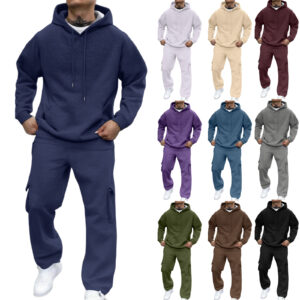 New Fallwinter Hooded Pullover Sweatshirt Set