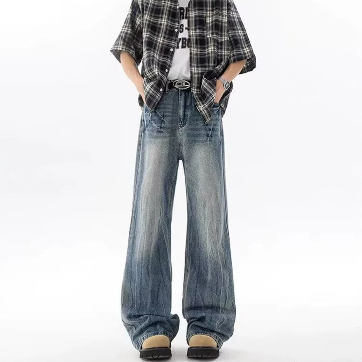 Electric Crack Mens Straight-Leg Casual Pants - Image 3