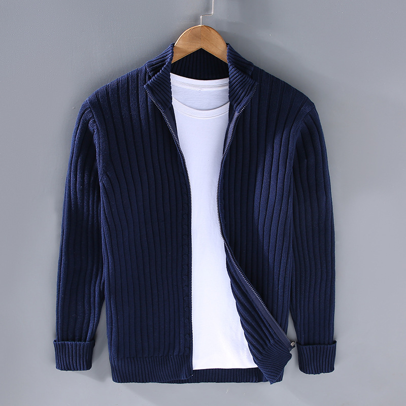Men Fashion Personalized Sweater Coat - Image 8