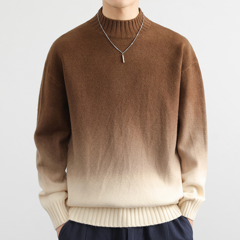 Fashion Personality Gradient Sweater Men - Image 5