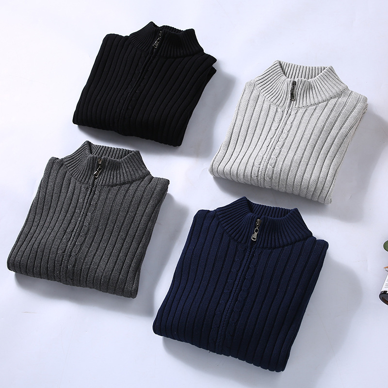 Men Fashion Personalized Sweater Coat - Image 2