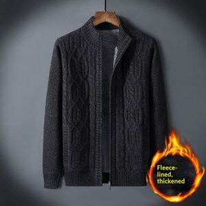 Men's Vintage Casual Thickened Sweater Jacket