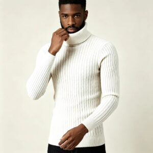 Men's Pullover Knitted Sweater Slim-fit