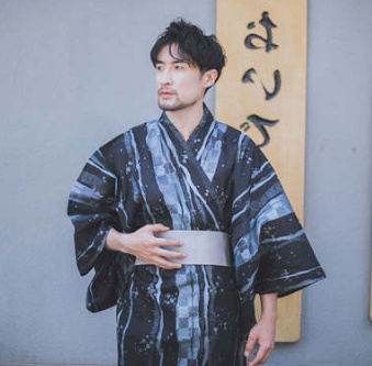 Traditional Japanese Men's Kimono And Yukata - Image 2