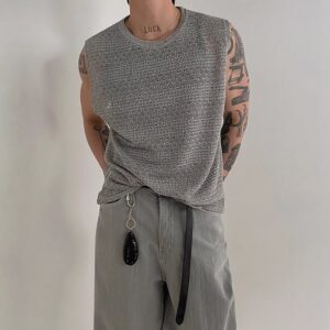 Fitness Muscle-showing Trendy Men's Sleeveless Vest