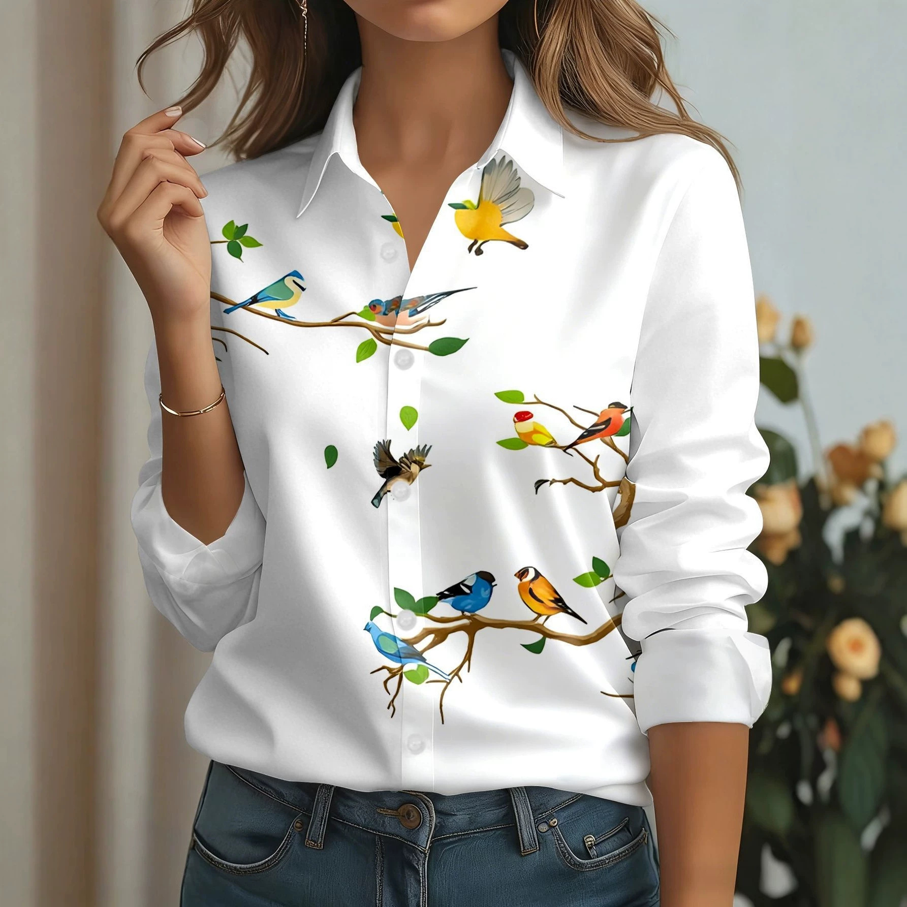 3D-printed Shirt French Style Summer - Image 7
