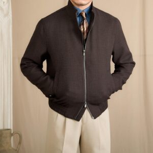Casual Stand-collar Cropped Jacket