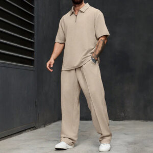 Men's Three-dimensional Textured Jacquard Suit
