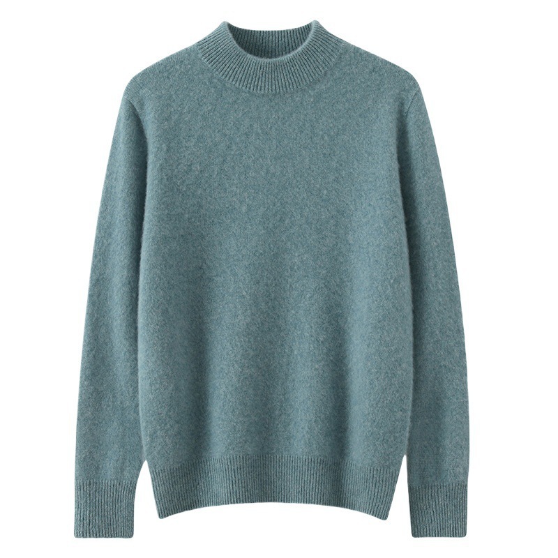 Half-high Neck Thickened Soft And Cozy Loose-fit Pullover Knit - Image 2