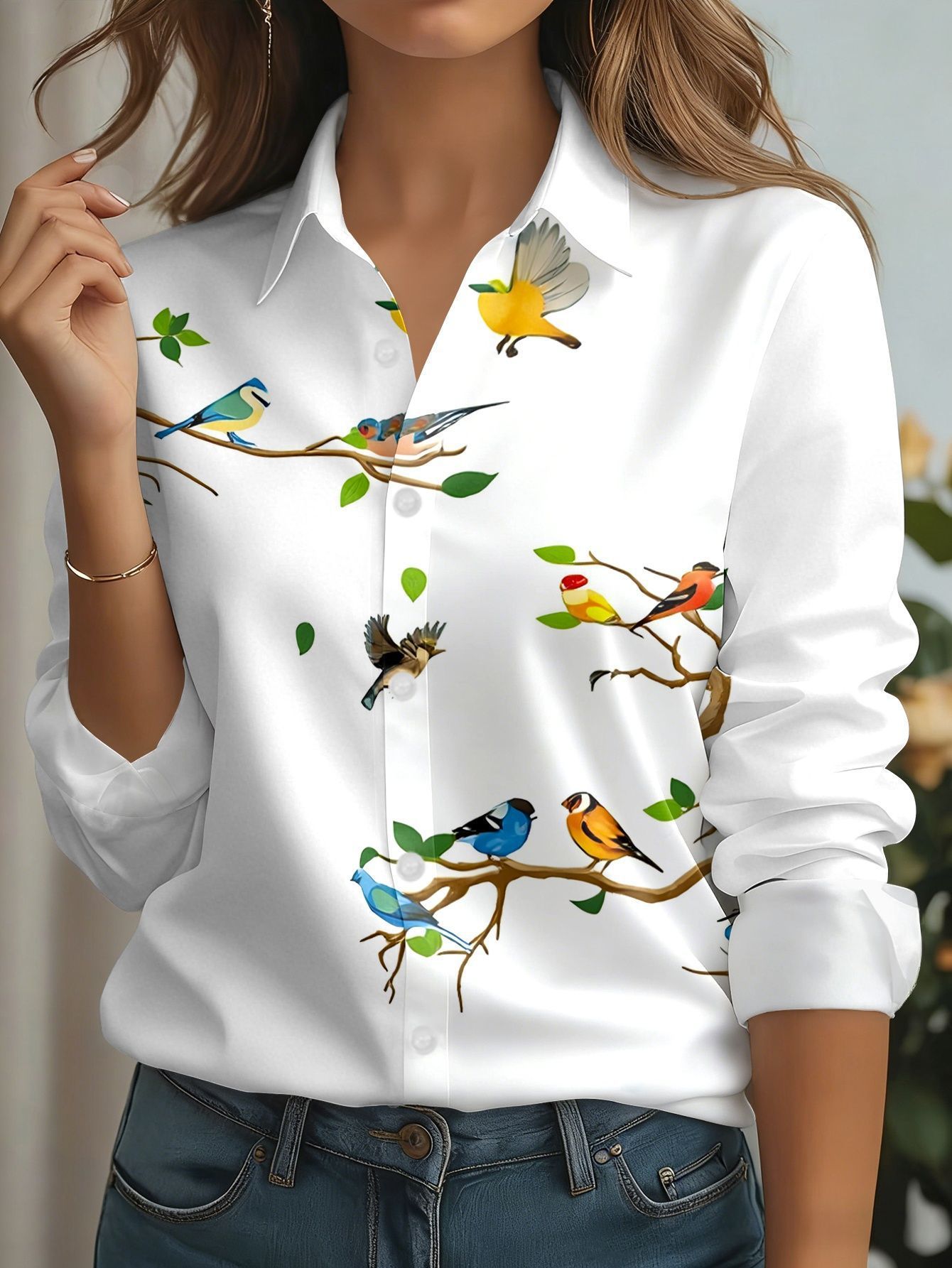 3D-printed Shirt French Style Summer - Image 5