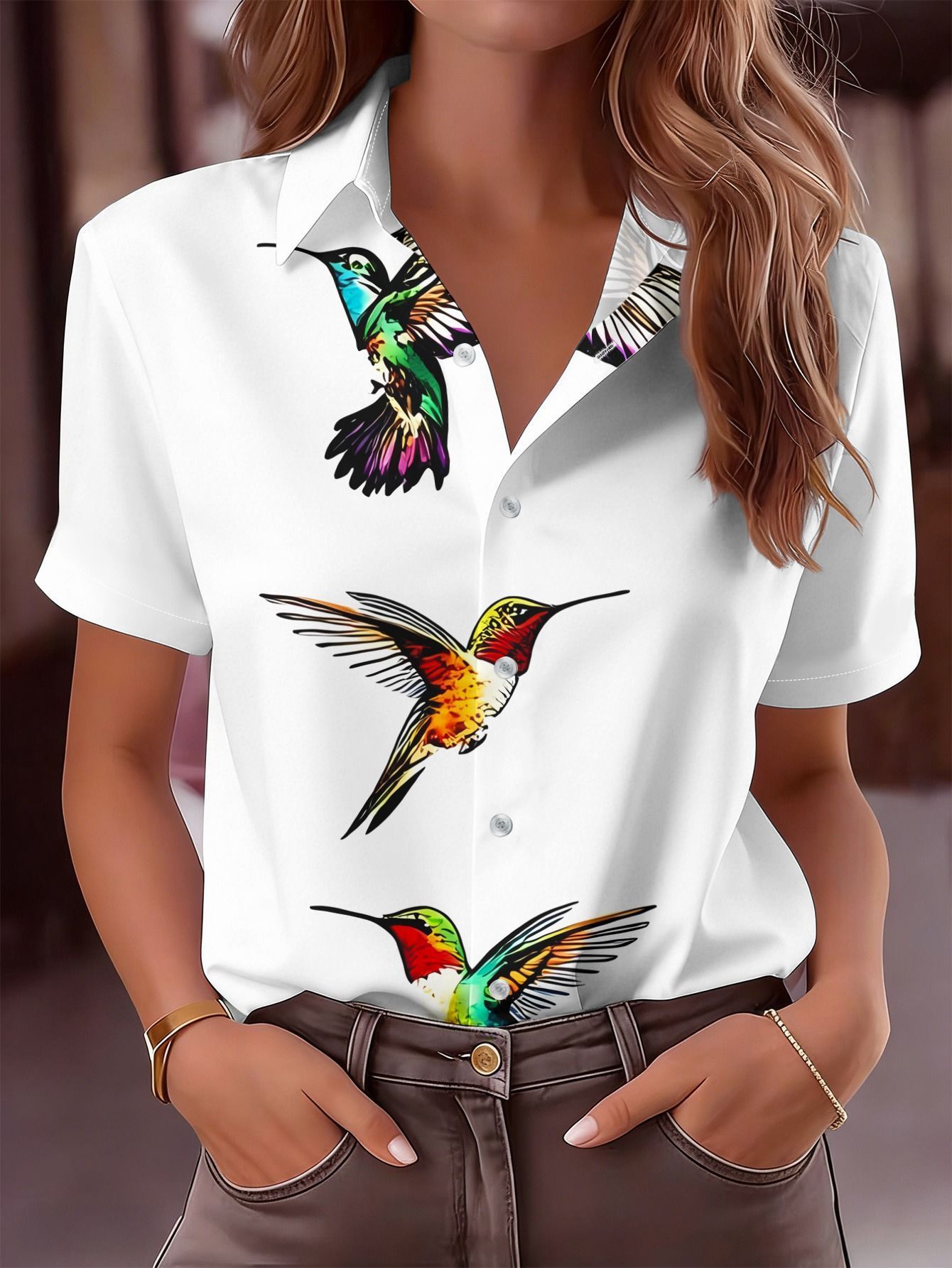3D-printed Shirt French Style Summer - Image 6