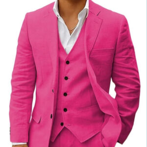 Three-piece Custom Suit Jacket Men's Set