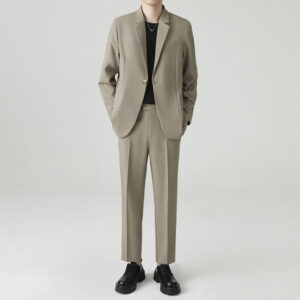 High-end Korean-style Edgy And Handsome Two-piece Suit