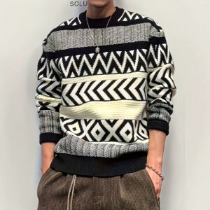 New AutumnWinter Casual Crew-Neck Sweater For Men