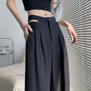 Design Sense Midriff Outfit Suit Pants For Women