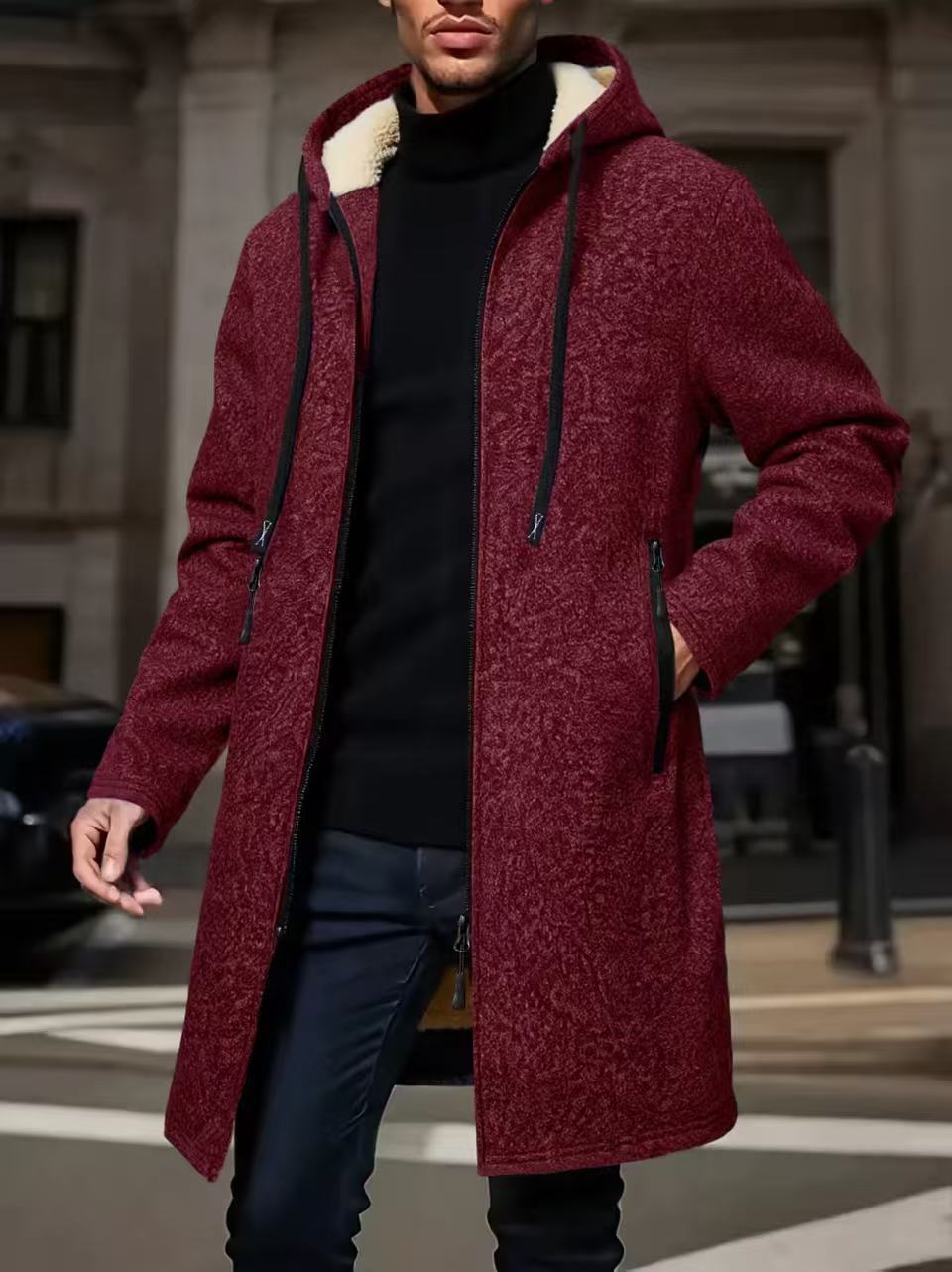 Mid-length Thin-fleece Loose-fit Plus-size - Image 6