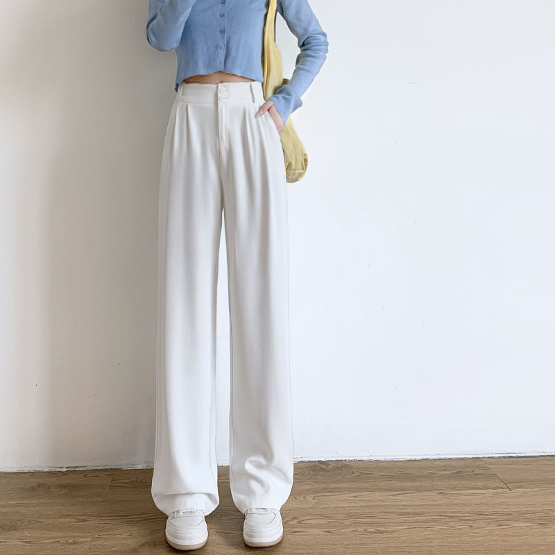 High Waist Drooping High-grade Suit Pants - Image 2